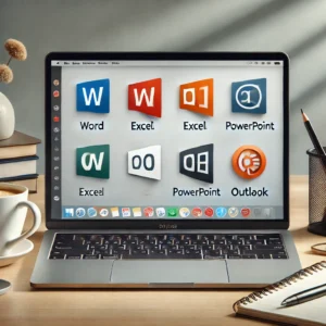 MacBook running Microsoft Office 2019